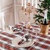 Dress Stewart tartan tablecloth with velvet edge - Image 2