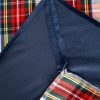 Dress Stewart tartan tablecloth with velvet edge - Image 4