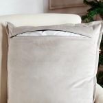 Beige Velvet pillow cover