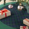 Black Watch tartan tree skirt with velvet edge - Image 5