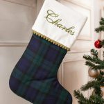 Black Watch tartan stocking