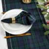 Black Watch tartan table runner with trim - Image 5