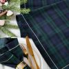 Black Watch tartan table runner with trim - Image 4