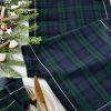 Black Watch tartan table runner with trim - Image 3