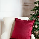 Bordo Velvet pillow cover