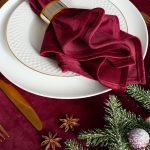 Bordo velvet napkins