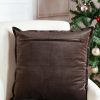 Brown velvet pillow cover - Image 5