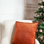 Burned orange Velvet pillow cover