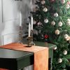 Burned orange velvet table runner - Image 2