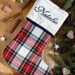 Dress Stewart tartan stocking