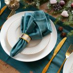 Eucalyptus velvet napkins