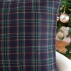 Green and brown tartan pillow cover - Image 4
