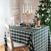 Green tartan tablecloth - Image 5