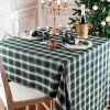 Green tartan tablecloth - Image 4