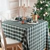 Green tartan tablecloth - Image 2