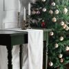 Light gray velvet table runner - Image 4