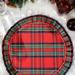 Royal Stewart tartan placemats