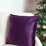 Violet Velvet pillow cover